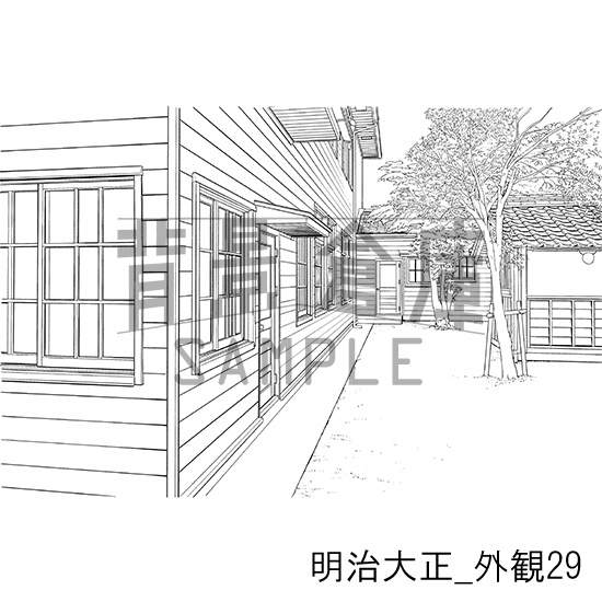 明治大正の背景集_セット8(外観)