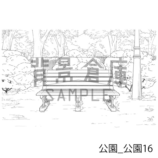 公園の背景集_セット2(公園)