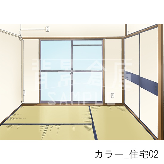 カラー背景集_セット19(住宅)