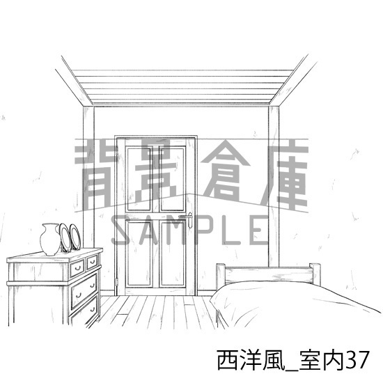 西洋風の背景集_セット14(室内)