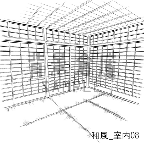 和風の背景集_セット1(室内)