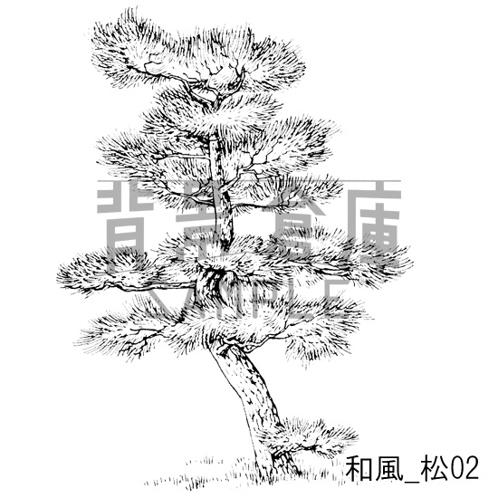 和風の背景集_セット3(外観 庭)