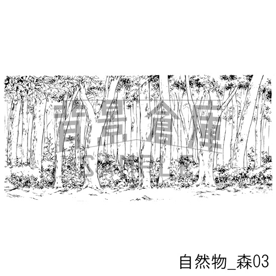自然物の背景_森03
