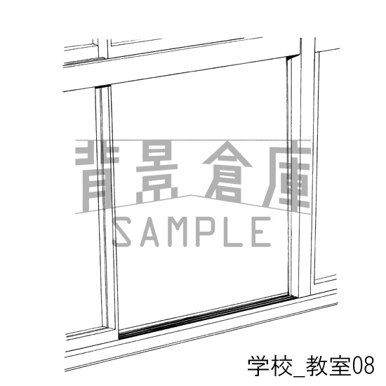 学校の背景集_セット2(教室)