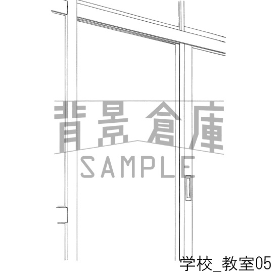 学校の背景集_セット2(教室)