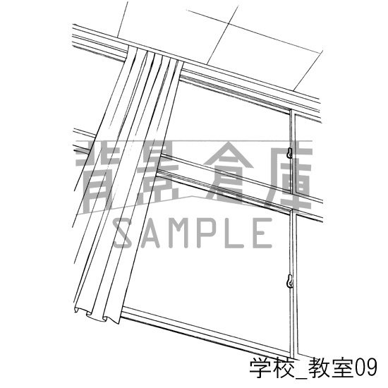学校の背景集_セット2(教室)