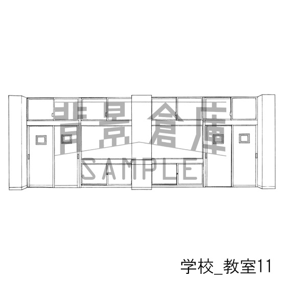 学校の背景集_セット2(教室)