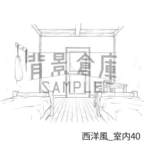 西洋風の背景集_セット15(室内)