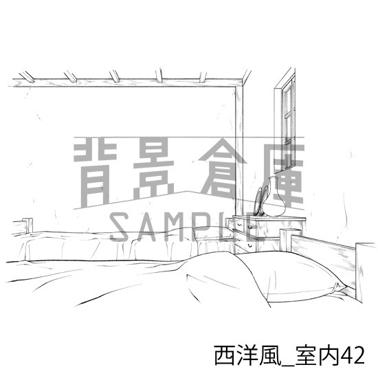 西洋風の背景集_セット15(室内)