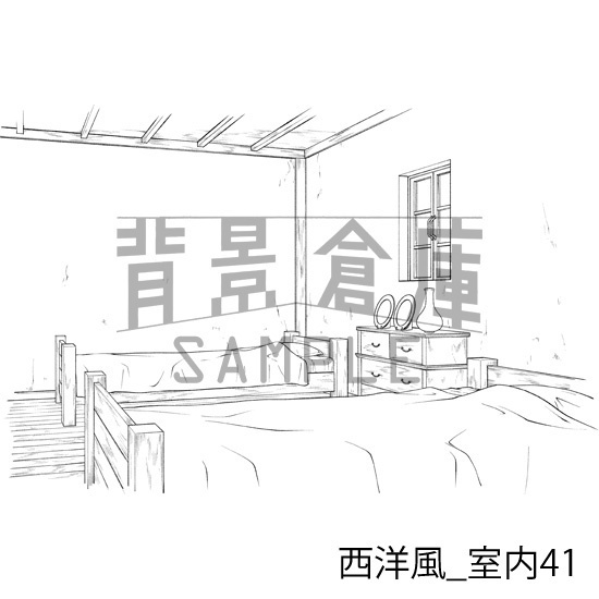 西洋風の背景集_セット15(室内)