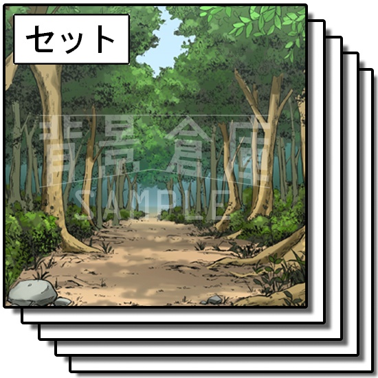 カラー背景集_セット22(自然物)