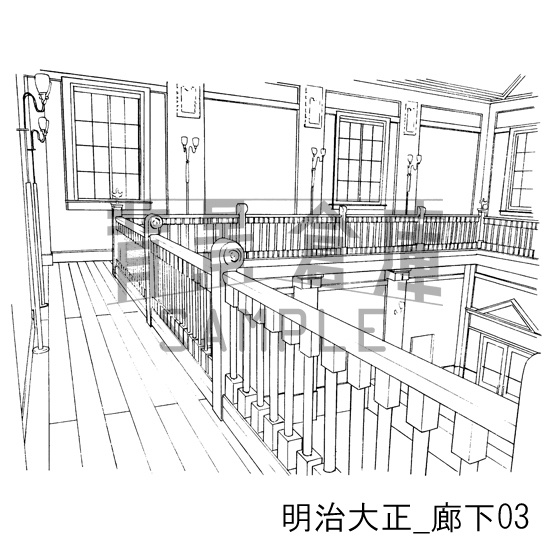 明治大正風の背景集vol.1(配送商品)