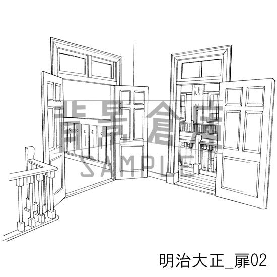 明治大正風の背景集vol.1(配送商品)