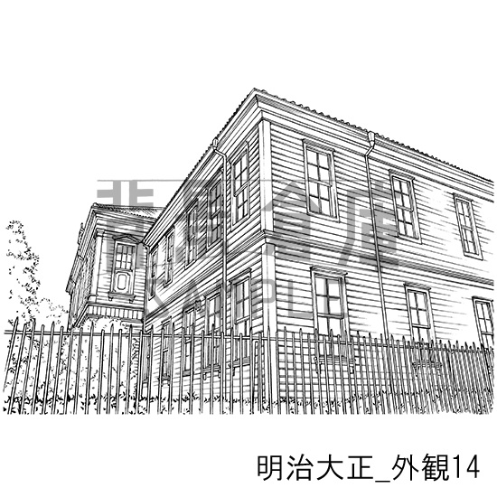 明治大正風の背景集vol.2(配送商品)