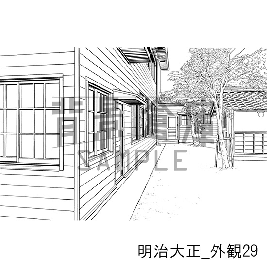 明治大正風の背景集vol.2(配送商品)