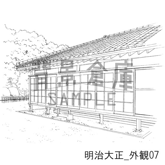 明治大正の背景集_セット1(外観)