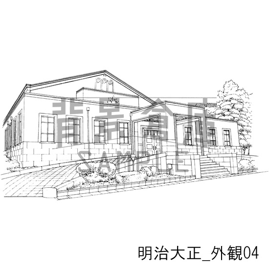 明治大正の背景集_セット1(外観)