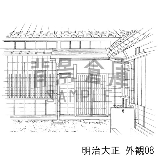 明治大正の背景集_セット1(外観)