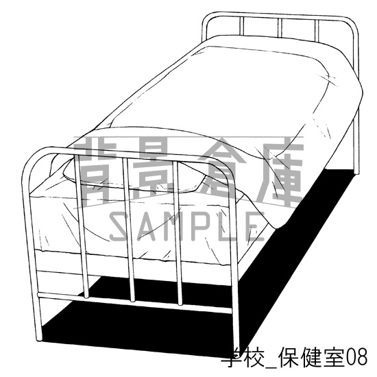 学校の背景集_セット12(保健室)