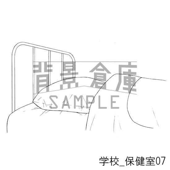 学校の背景集_セット12(保健室)