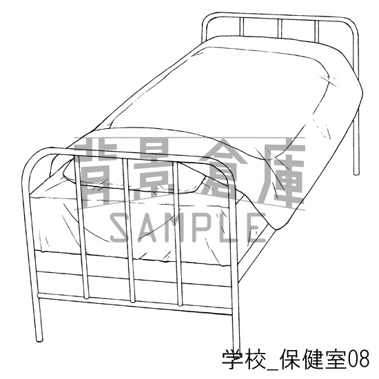 学校の背景集_セット12(保健室)