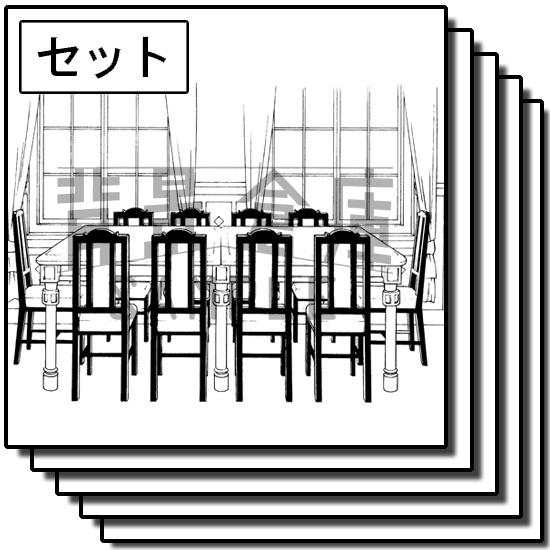 明治大正の背景集_セット3(室内 扉)