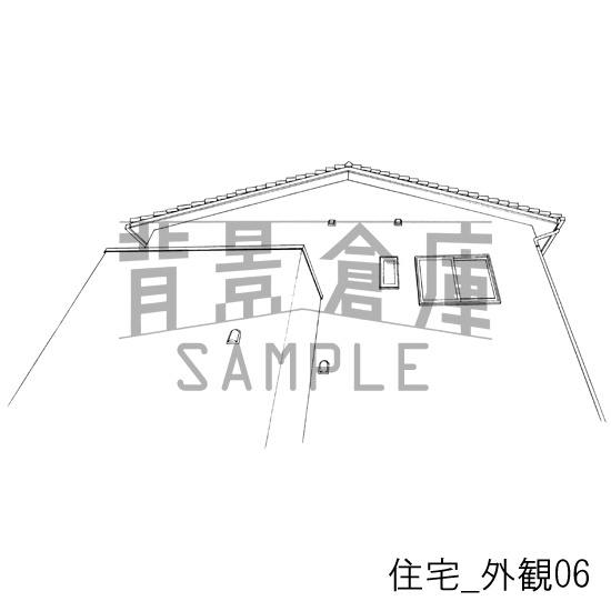 住宅の背景集_セット1(外観)