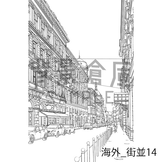 海外の背景集_セット2(街並)