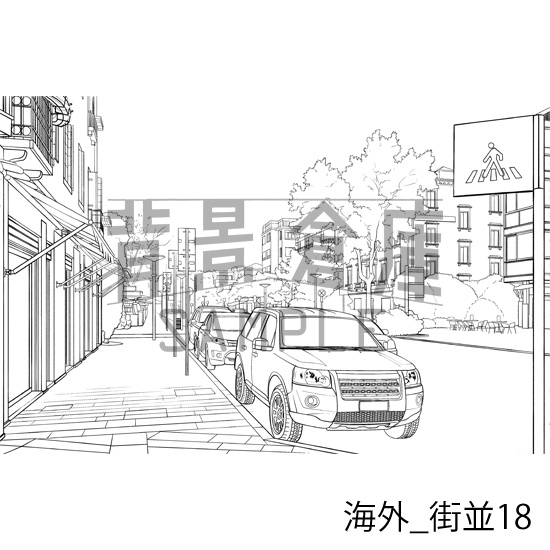 海外の背景集_セット3(街並)