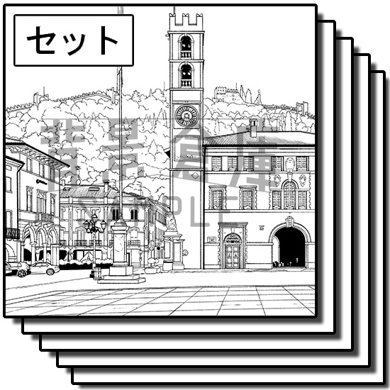 海外の背景集_セット3（街並）
