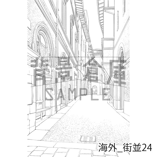 海外の背景集_セット4(街並)