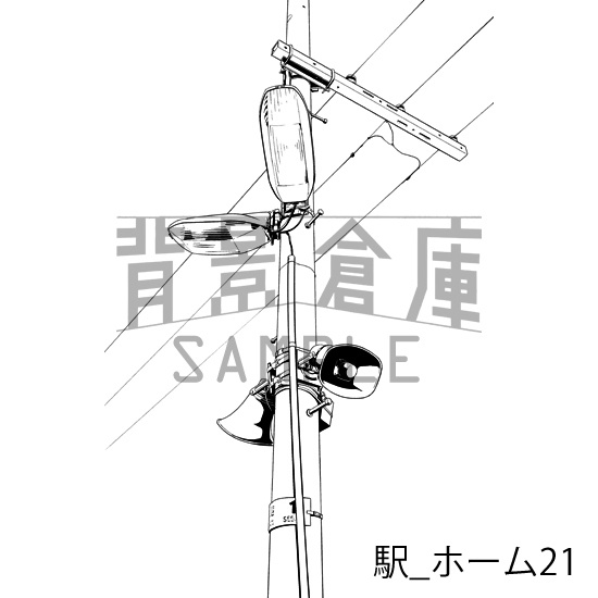 駅の背景集_セット4(駅)