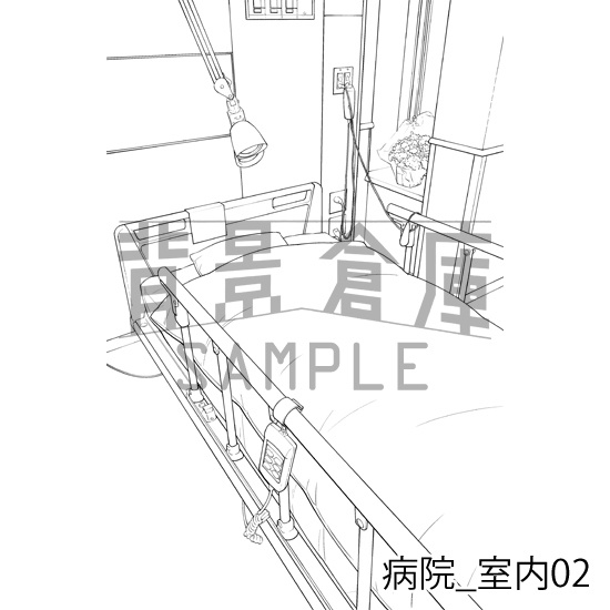 病院の背景集_セット1(室内)