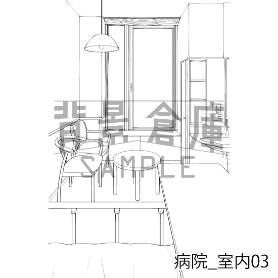 病院の背景集_セット1(室内)