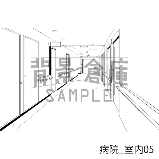 病院の背景集_セット2(室内)