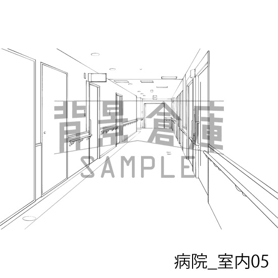 病院の背景集_セット2(室内)