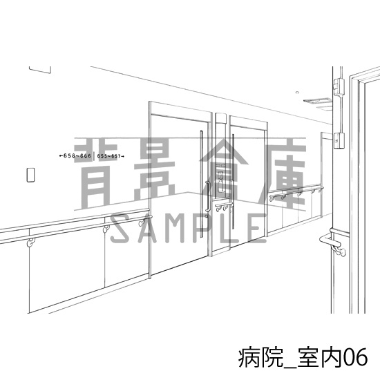 病院の背景集_セット2(室内)