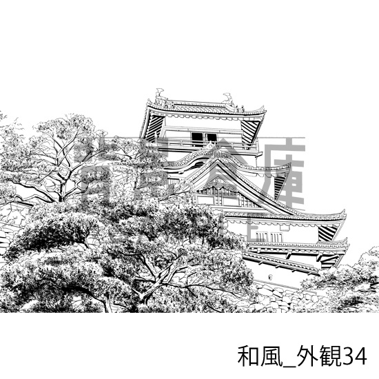 和風の背景集_セット26(外観)