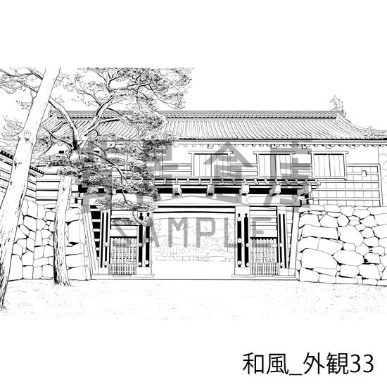 和風の背景集_セット26(外観)