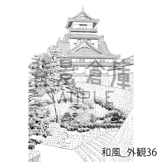 和風の背景集_セット26(外観)