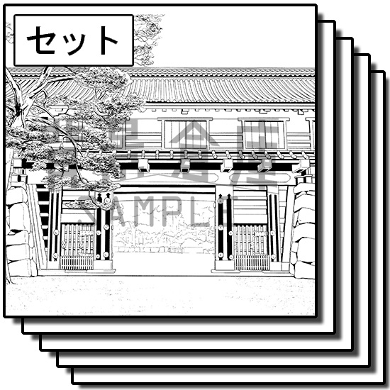 和風の背景集_セット26（外観）