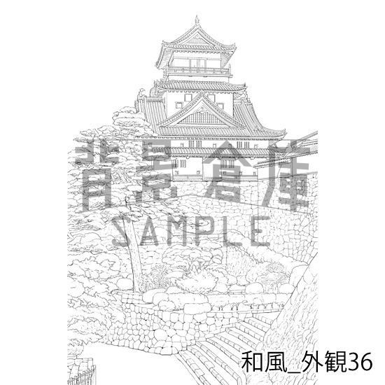 和風の背景集_セット26(外観)