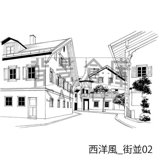 西洋風の背景集vol.2(配送商品)