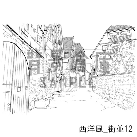 西洋風の背景集vol.2(配送商品)