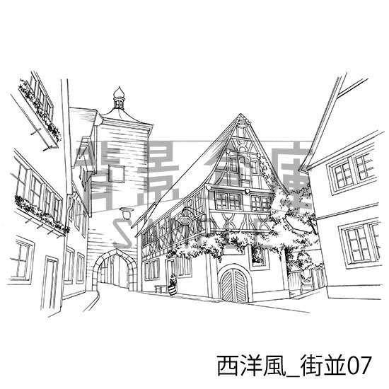 西洋風の背景集vol.2(配送商品)