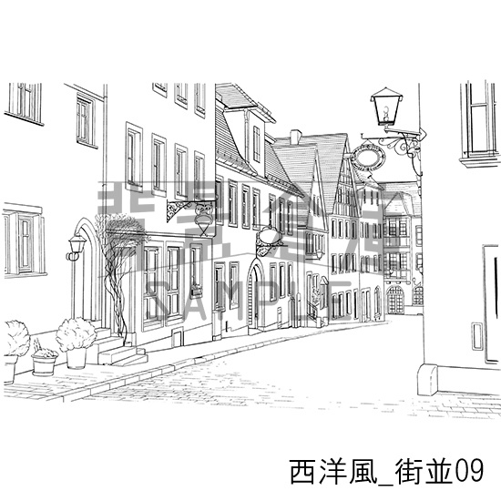 西洋風の背景集vol.2(配送商品)