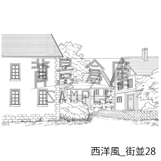 西洋風の背景集vol.2(配送商品)