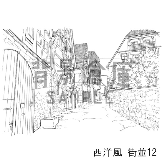 西洋風の背景集vol.2(配送商品)