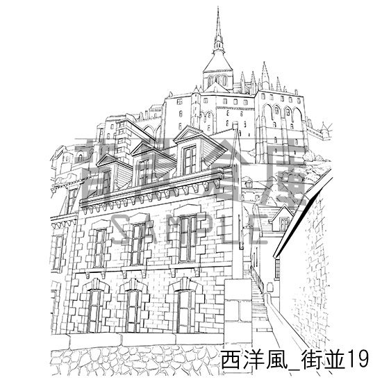 西洋風の背景集vol.2(配送商品)