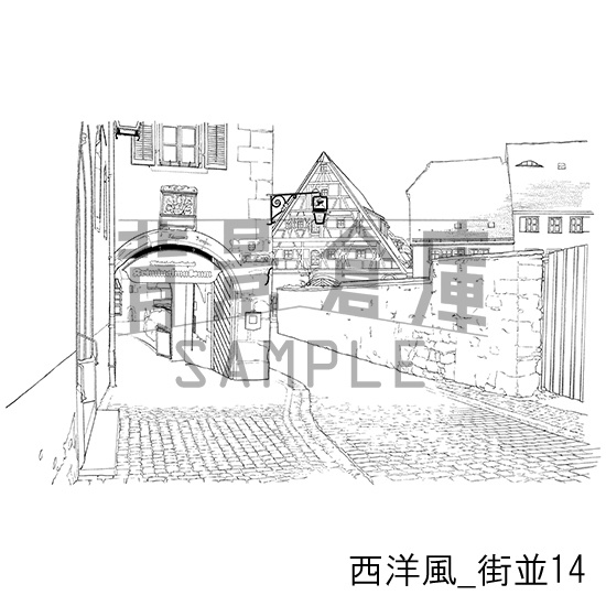 西洋風の背景集vol.2(配送商品)